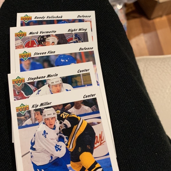 Guy lafleur Quebec nordiques 1991-92 upper deck cards. New pkg. 22 cards - Picture 5 of 7